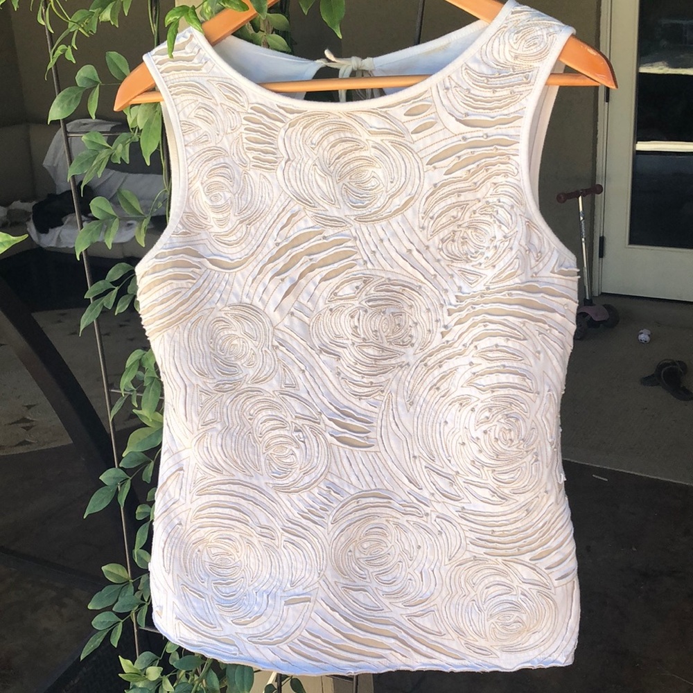 Sleeveless Anthro blouse